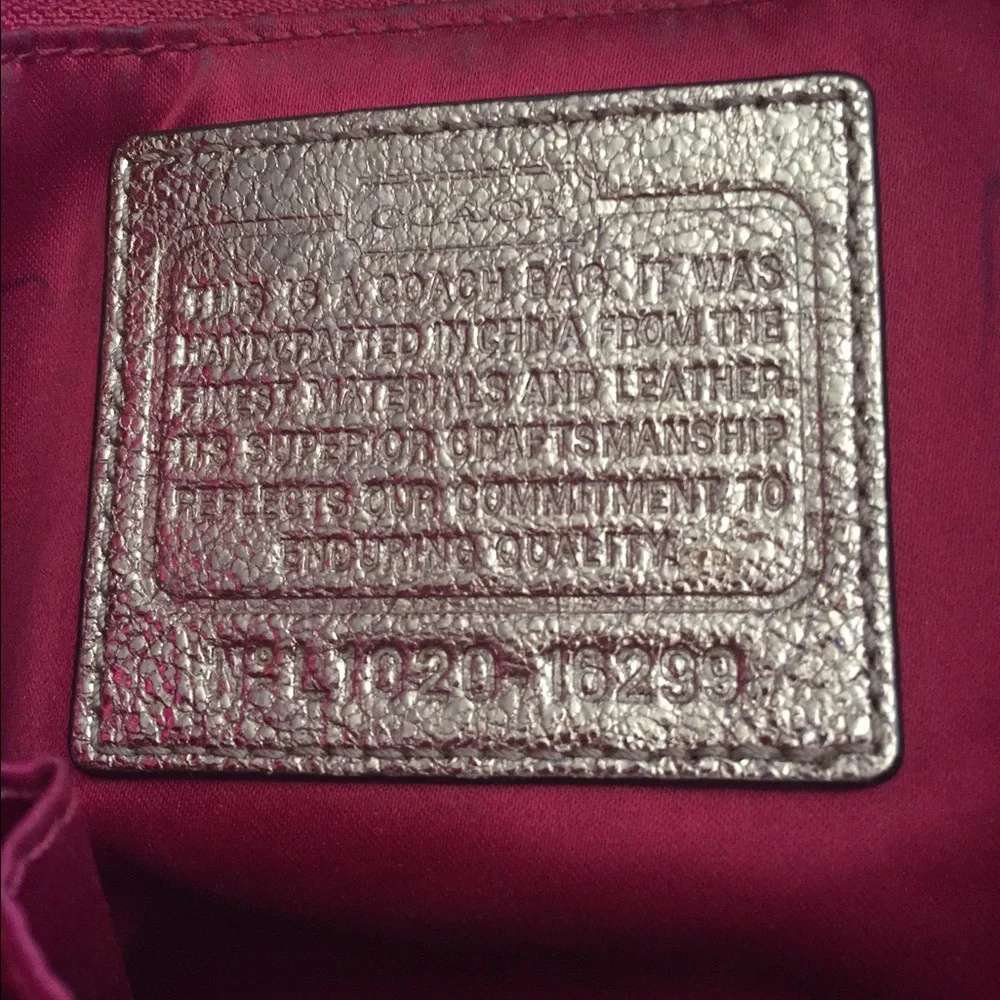 Coach Bag (authentic) *rare* GOLD color